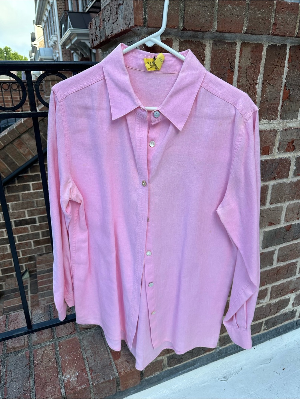 Taylor Soft Pink Collared Button Shirt